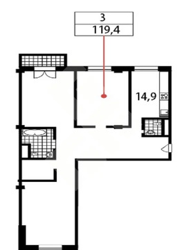 Москва, 3-х комнатная квартира, ул. Мытная д.7с1, 76000000 руб.