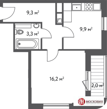 Москва, 1-но комнатная квартира, Кавказский б-р. д.27, 8017900 руб.