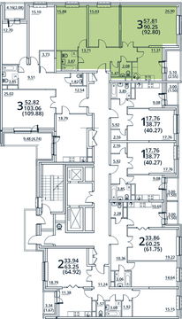 Москва, 3-х комнатная квартира, ул. Радиальная 6-я д.7, к 30, 7661100 руб.