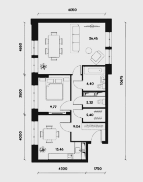 Москва, 2-х комнатная квартира, Новочеркасский б-р. д.30, 10253000 руб.