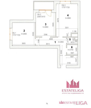 Москва, 2-х комнатная квартира, ул. Берзарина д.32, 27500000 руб.