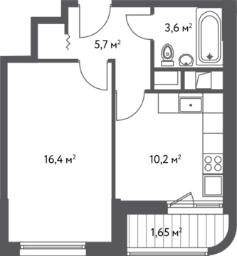 Москва, 1-но комнатная квартира, Кавказский б-р. д.вл. 27, корп.2, 6795000 руб.