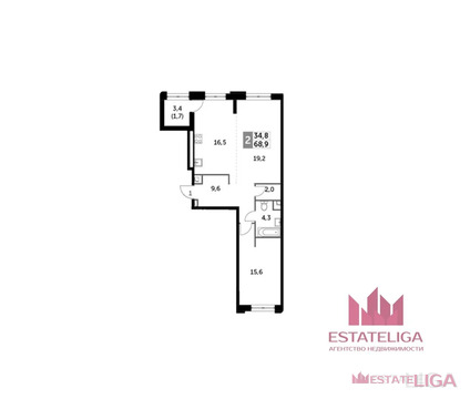 Москва, 2-х комнатная квартира, Шелепихинская наб. д.40к3, 33300000 руб.