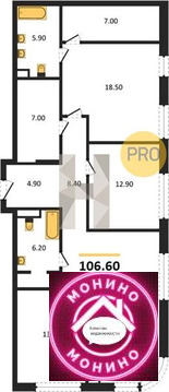 Москва, 3-х комнатная квартира, ул. Автозаводская д.д. 23/64, 59805420 руб.