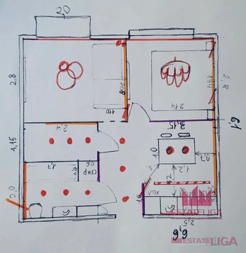 Москва, 2-х комнатная квартира, Большая Филевская улица д.3к4, 25500000 руб.