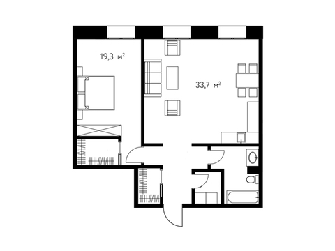 Москва, 2-х комнатная квартира, Даев пер. д.19, 28259000 руб.