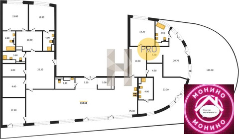 Москва, 6-ти комнатная квартира, ул. Нижние Мневники д., 424027300 руб.