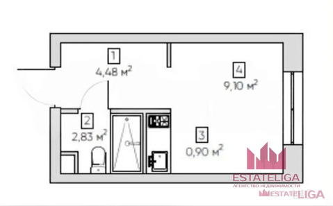 Москва, 1-но комнатная квартира, Автомобильный проезд д.4, 7300000 руб.