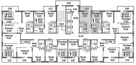 Москва, 1-но комнатная квартира, улица Татьянин Парк д., 5071335 руб.