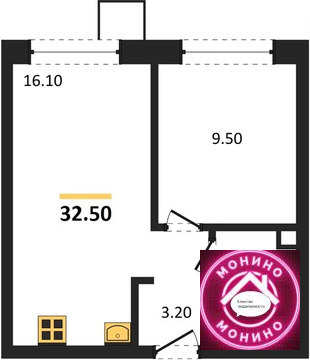 Красногорск, 1-но комнатная квартира, Опалиха мкр. д.д. 14, 5991011 руб.