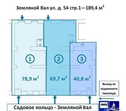 Торговое помещение 40 кв м на Садовом кольце, 78000 руб.