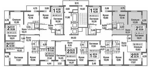 Москва, 2-х комнатная квартира, улица Татьянин Парк д., 8128389 руб.