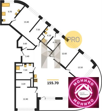 Москва, 4-х комнатная квартира, ул. Нижние Мневники д., 93435570 руб.