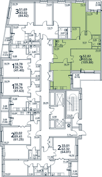 Москва, 3-х комнатная квартира, ул. Радиальная 6-я д.7, к 31, 8818199 руб.