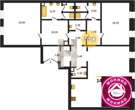 Москва, 2-х комнатная квартира, Богоявленский пер. д.д. вл. 3с1, 383760000 руб.