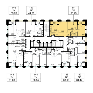 Москва, 3-х комнатная квартира, ул. Берзарина д.д. 28, корп. 4, 19919900 руб.