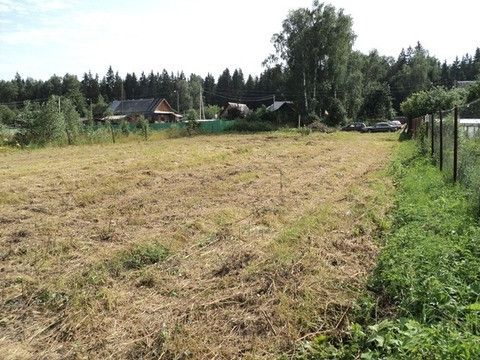 Срочно продаетя участок земли 22 сотки в д.Строганка, Рузский р., 1300000 руб.
