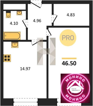 Москва, 1-но комнатная квартира, Анны Ахматовой ул. д., 13093079 руб.