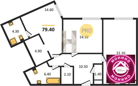 Москва, 2-х комнатная квартира, ул. Летниковская д.д. 4/6а, 57797212 руб.