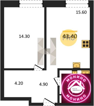 Москва, 1-но комнатная квартира, Ленинградское шос. д., 21218260 руб.