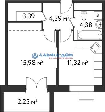 Москва, 1-но комнатная квартира, ул. Фабрициуса д.18с1, 8581540 руб.