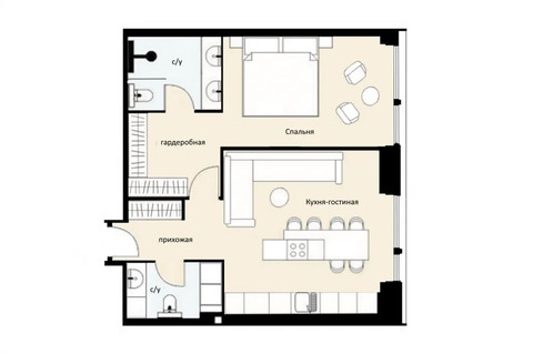 Москва, 2-х комнатная квартира, ул. Братьев Фонченко д.3 корп. 3, 65000000 руб.