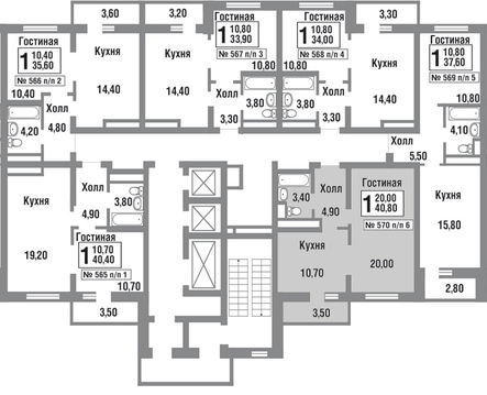 Балашиха, 1-но комнатная квартира, микрорайон Павлино д., 3151249 руб.