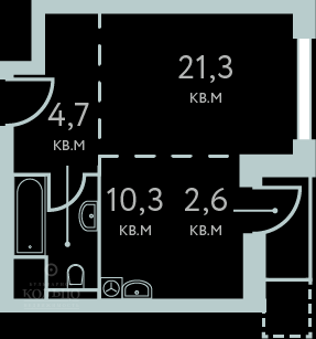 Москва, 1-но комнатная квартира, ул. Мантулинская д.вл.7, 9946500 руб.