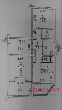 Москва, 2-х комнатная квартира, ул. Богданова д.2 к1, 13950000 руб.