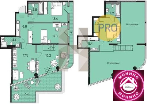 Москва, 4-х комнатная квартира, ул. Автозаводская д.д. 23/436, 91351925 руб.