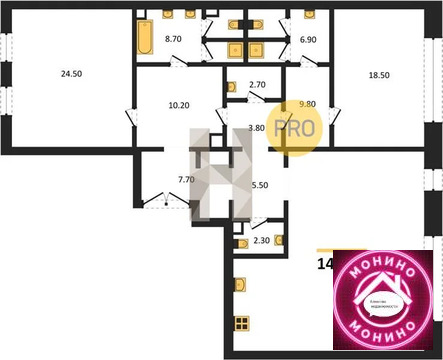 Москва, 2-х комнатная квартира, Богоявленский пер. д.д. вл. 3с1, 339710000 руб.