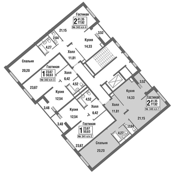 Москва, 2-х комнатная квартира, улица Татьянин Парк д., 9806232 руб.