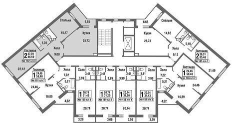 Москва, 2-х комнатная квартира, улица Татьянин Парк д., 10464401 руб.