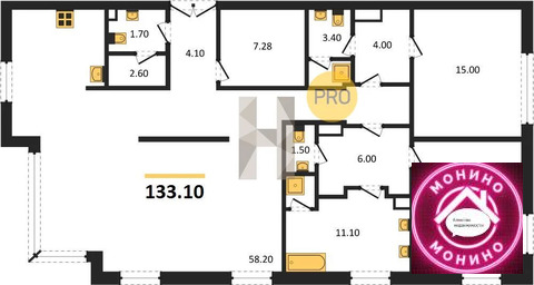 Москва, 2-х комнатная квартира, Богоявленский пер. д.д. вл. 3с1, 346060000 руб.