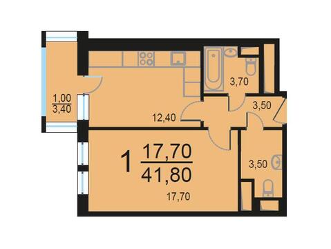 Москва, 1-но комнатная квартира, Внутренний проезд д.8с1, 8918908 руб.