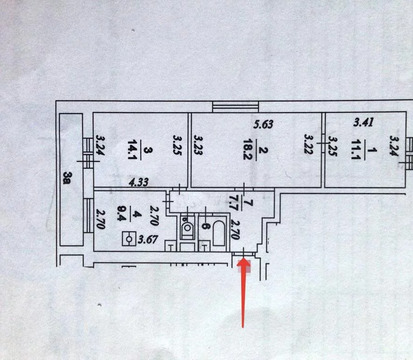 Москва, 3-х комнатная квартира, л д.к618, 7800000 руб.