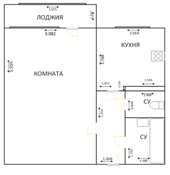 Балашиха, 1-но комнатная квартира, ул. Свердлова д.35, 2295000 руб.