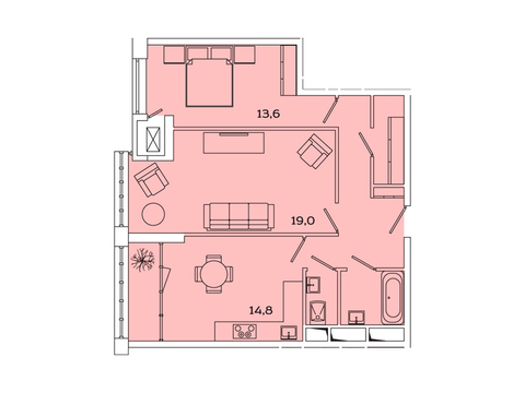 Москва, 2-х комнатная квартира, Рязанский пр-кт. д.2, 11459895 руб.