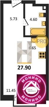 Москва, 1-но комнатная квартира, 8 Соколиной Горы ул. д.д. вл. 26А, 10629900 руб.