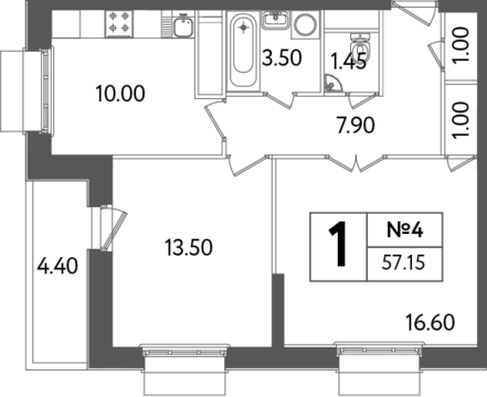 Москва, 2-х комнатная квартира, Яна Райниса б-р. д.вл.4, корп.3, 9486900 руб.