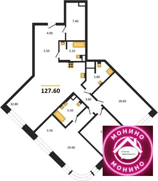 Москва, 3-х комнатная квартира, ул. Автозаводская д.д. 23/64, 61572083 руб.
