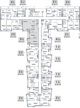 Москва, 3-х комнатная квартира, ул. Саморы Машела д.5, 15796980 руб.