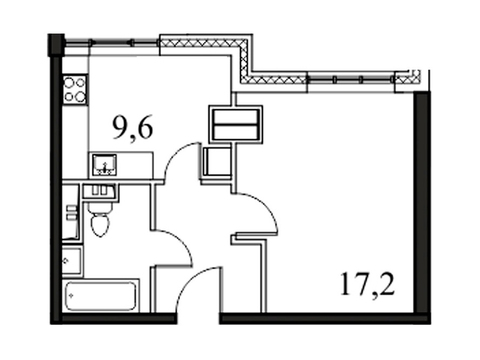 Москва, 1-но комнатная квартира, ул. Автозаводская д.23стр120, 5599987 руб.