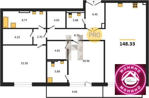 Москва, 2-х комнатная квартира, Крестовоздвиженский пер. д.д. 4, 363408500 руб.