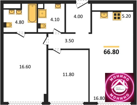 Москва, 2-х комнатная квартира, Кутузовский прд. д.д. 16, 65639699 руб.