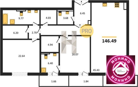 Москва, 2-х комнатная квартира, Крестовоздвиженский пер. д.д. 4, 417496500 руб.