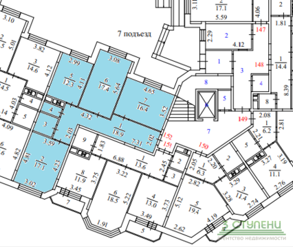 Болтино, 3-х комнатная квартира, улица Красная слобода д.13, 5990000 руб.