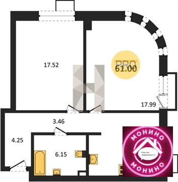 Москва, 2-х комнатная квартира, 8 Соколиной Горы ул. д.д. вл. 26А, 23546000 руб.