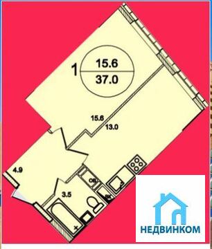 Истра, 1-но комнатная квартира, ул. Рабочая д.1а, 2280000 руб.