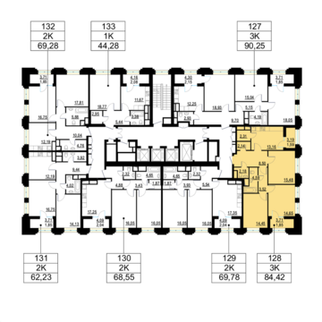 Москва, 3-х комнатная квартира, ул. Берзарина д.д. 28, корп. 4, 20199360 руб.